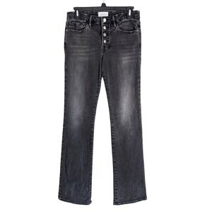 Frame 90s Minimalist Casual Chic Bootcut Mid Rise Charlie Denim Jeans
